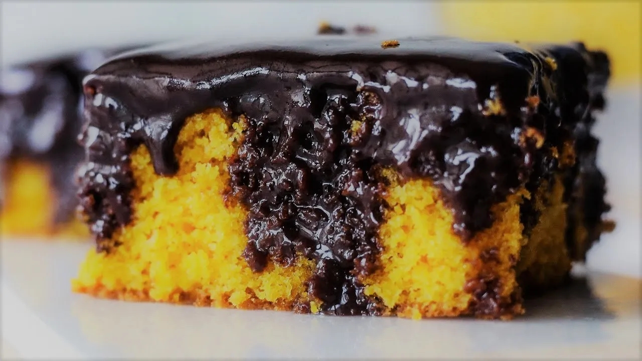Fluffy Carrot Cake with Chocolate Icing