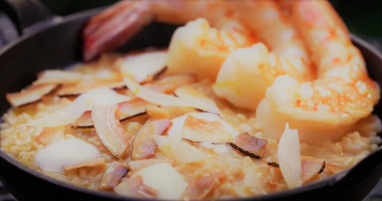 Shrimp risotto