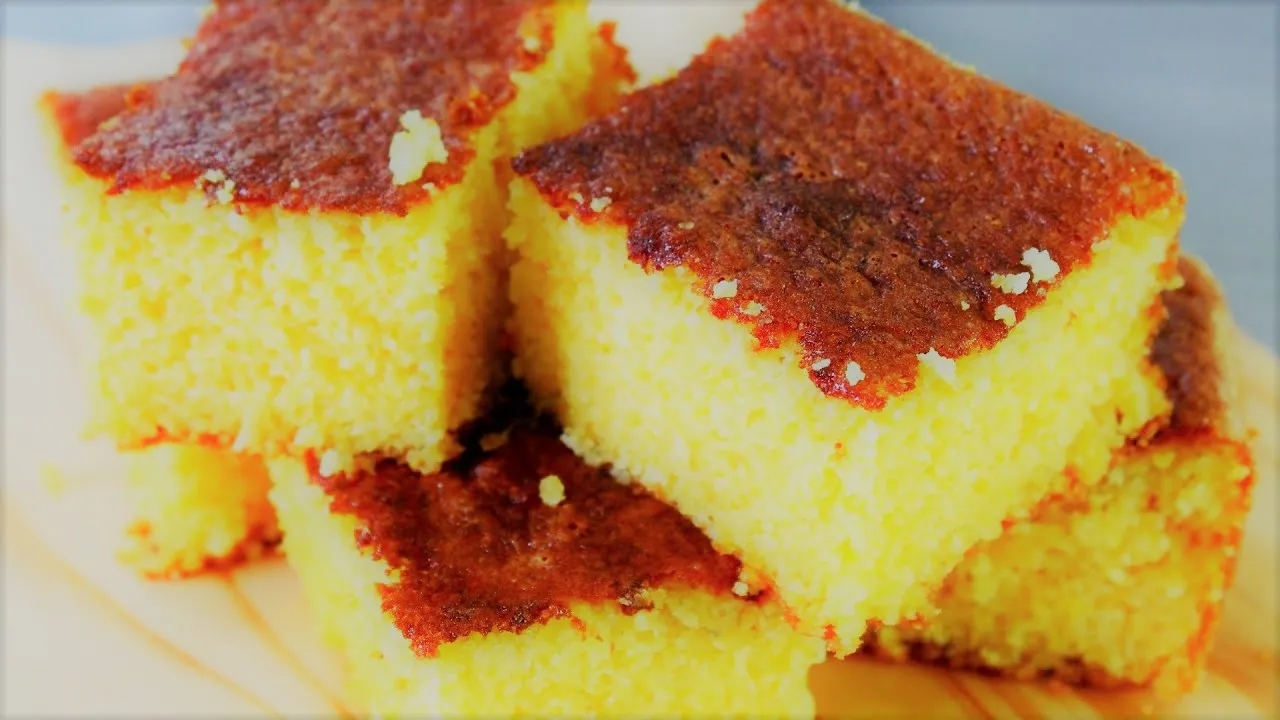 Fluffy and Molhadinho Corn Cake